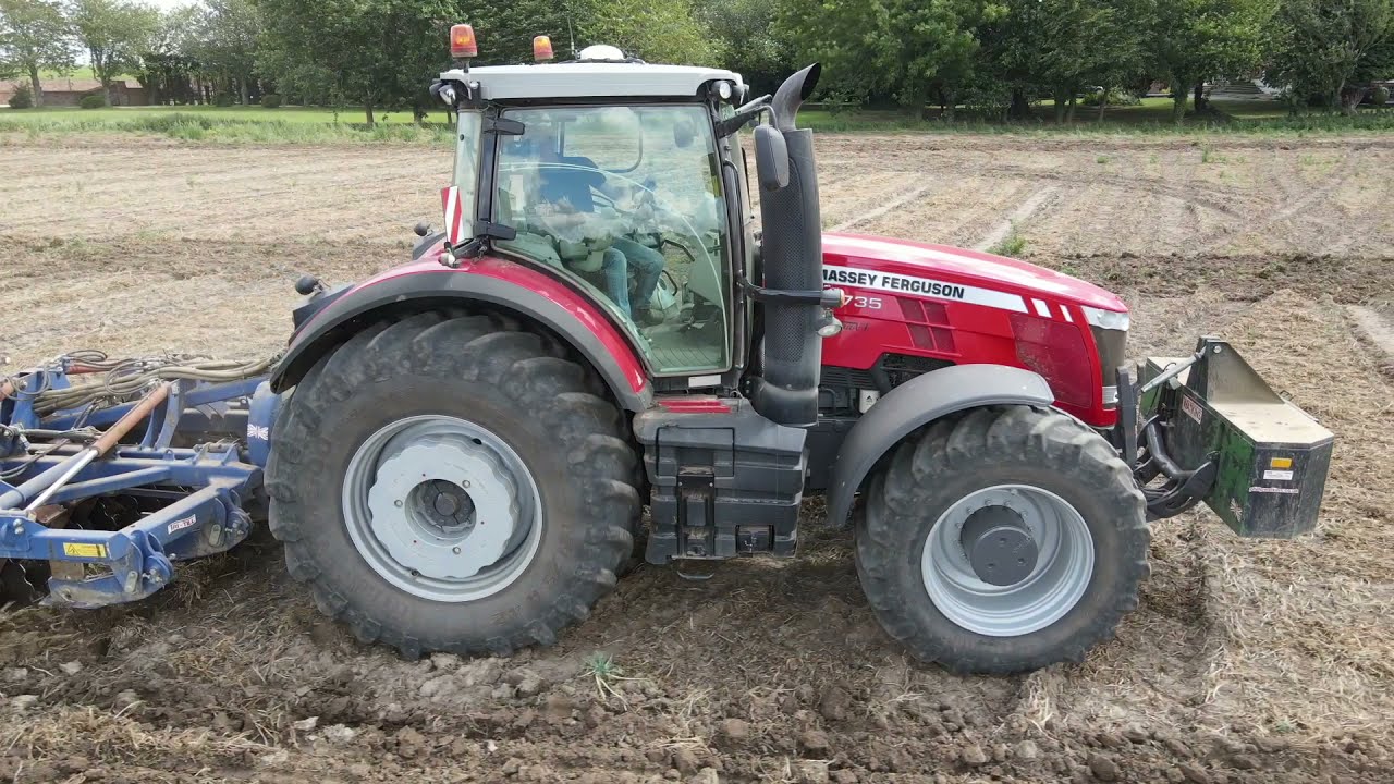 Massey Ferguson 8735 Dyna VT & Watkins Tri Till Subsoiler
