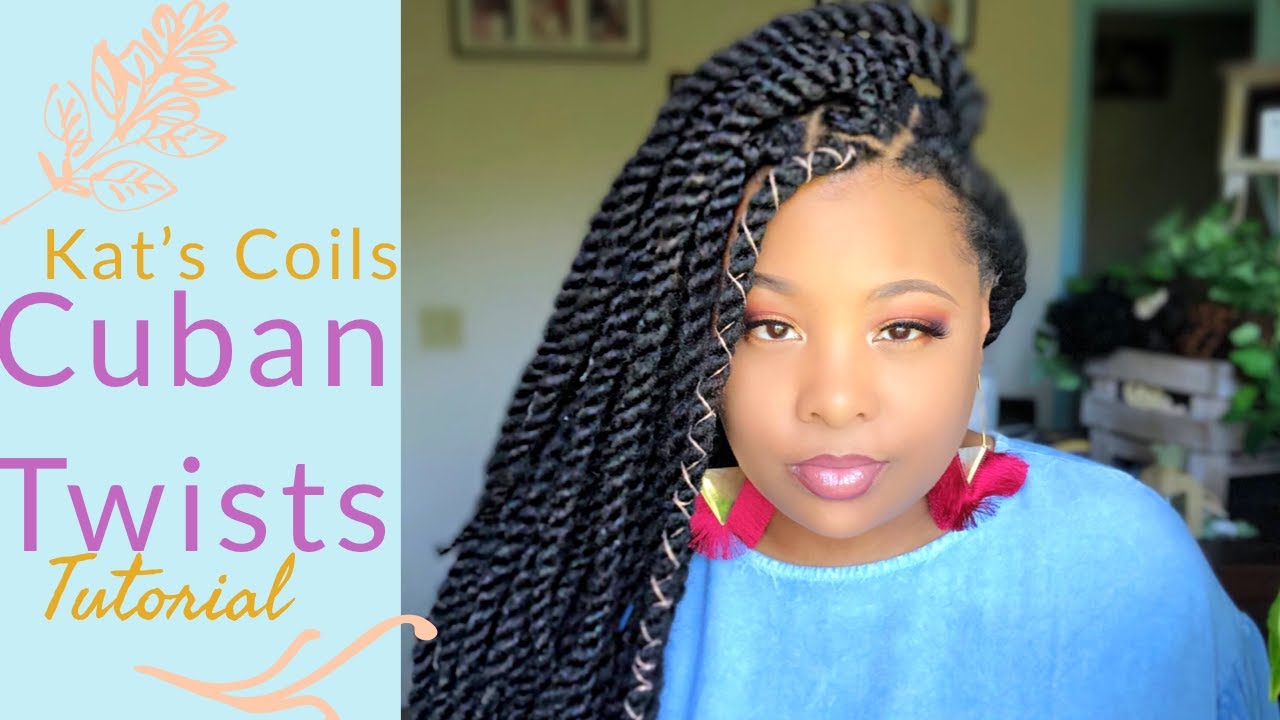 Cuban Twists Tutorial W/ Freetress Equal Cuban Twist Hair In 24 Inches