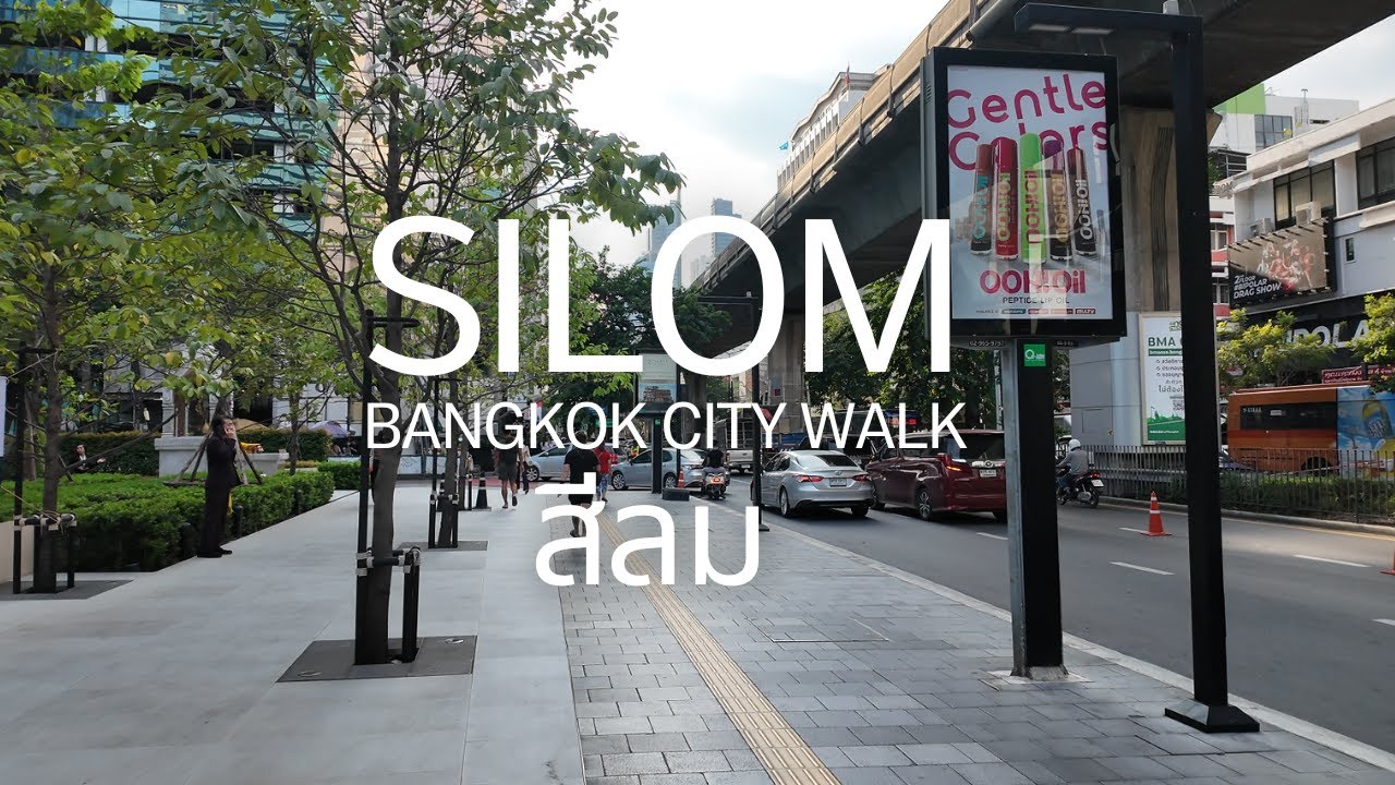[4K] Bangkok Walking Tour - Silom | เดินทัวร์ในกทม. ย่านสีลม 2024