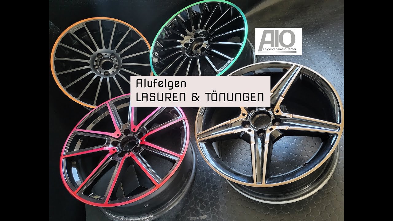 Felgen Lasieren Felgen Tönen AIO CUPRA Kupfer Bronze BMW Black Shadow ~ Lasur für Auto Felgen