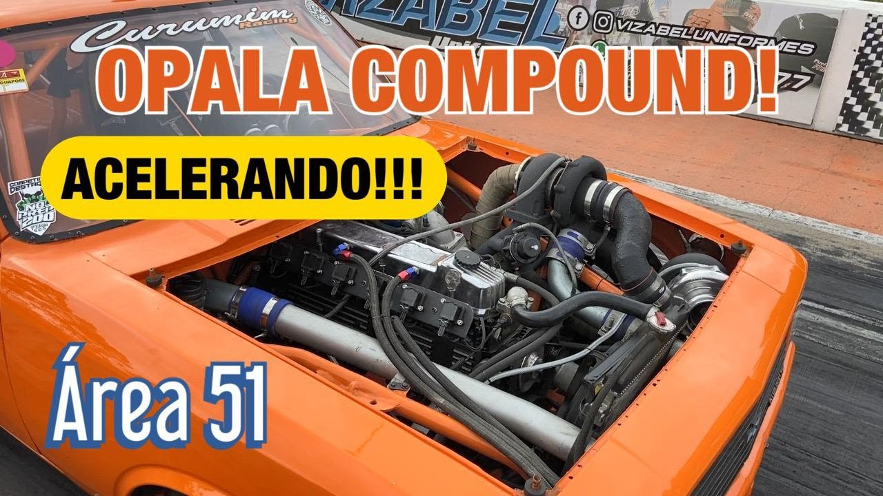 Opala Compound acelerando na pista ga&uacute;cha!