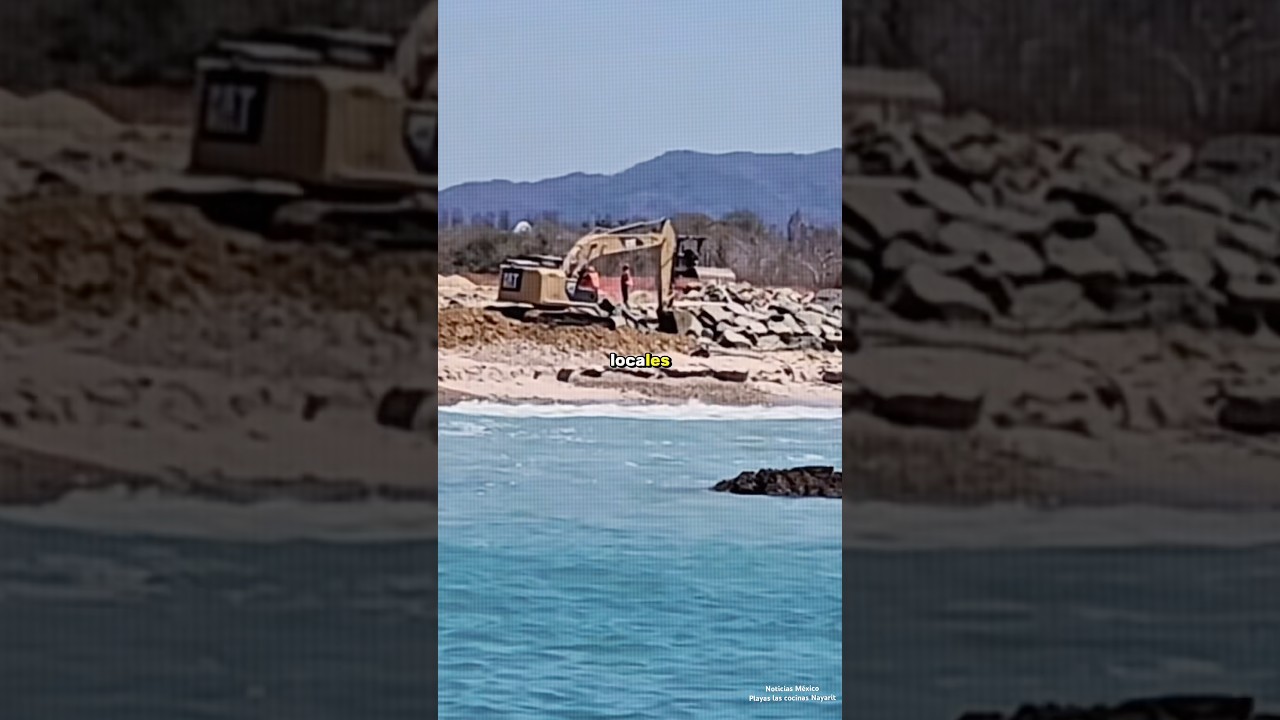 Est&aacute;n privatizando otra playa mexicana #viral #playaspublicas #noticiasmexico
