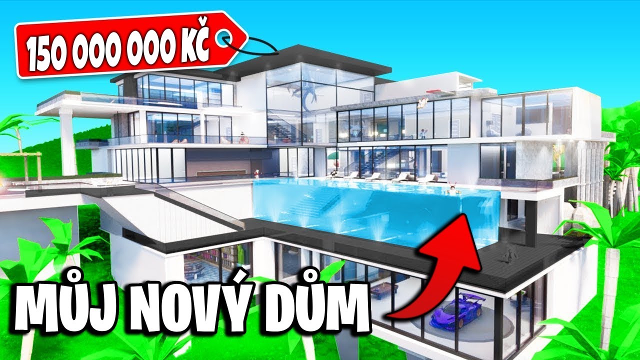 Postavil jsem LUXUSN&Iacute; VILU v ROBLOXU!