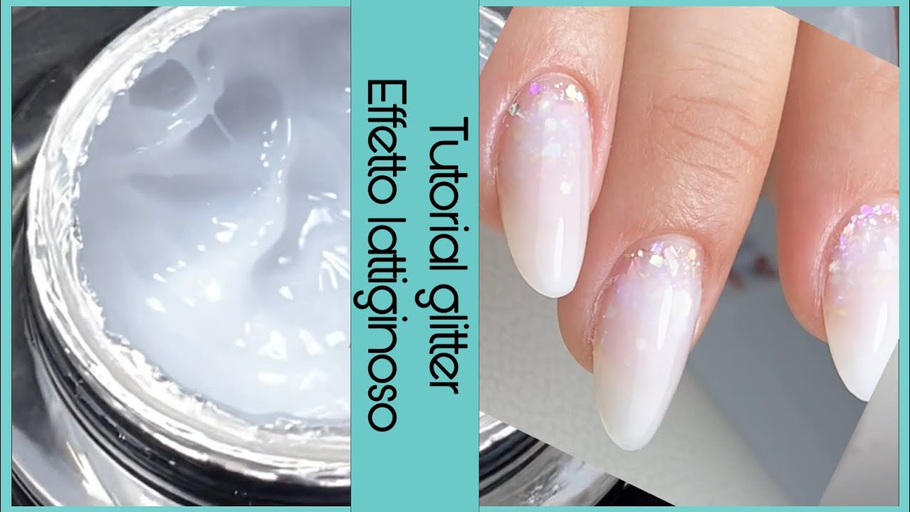 REFILL CON GLITTER SOTTOVETRO EFFETTO LATTIGINOSO | TUTORIAL con EASY BUILDER MICHELLENAILS