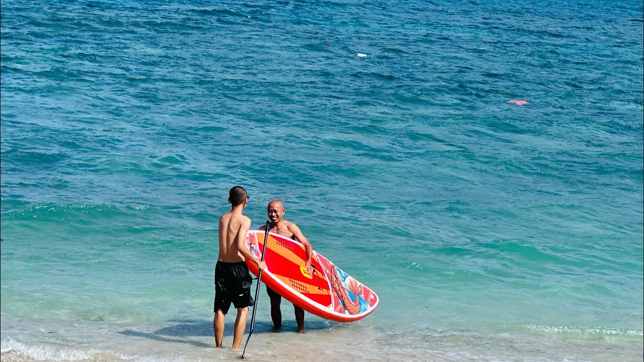 Camping tại bãi biển rất đẹp. Bãi Thùng