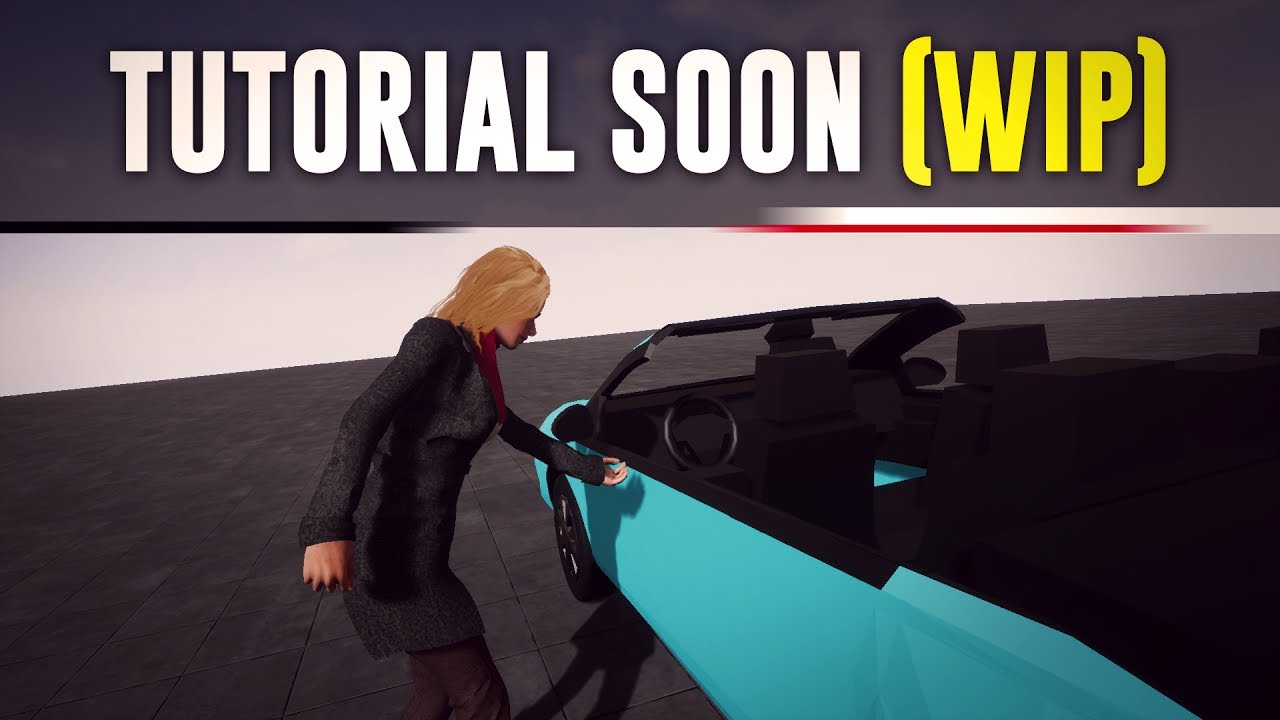 🚙 Enter / Exit Car System - UE4 - TUTORIAL in Description!!