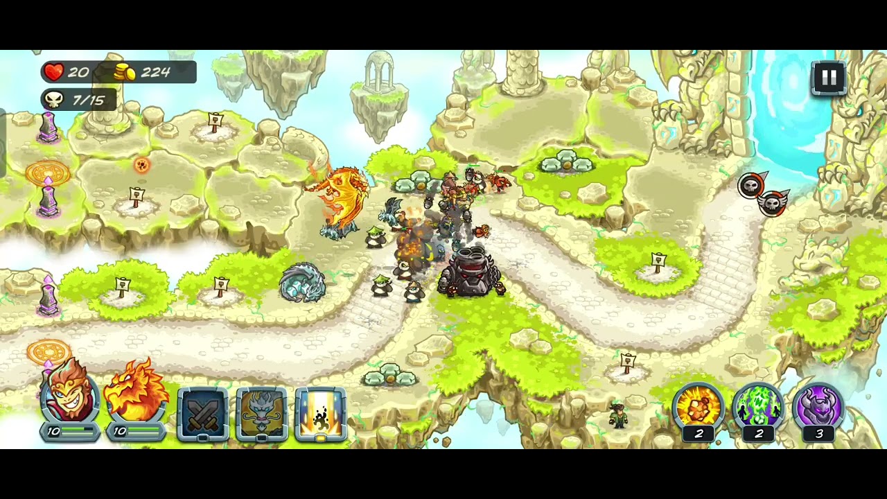 Dragon's Gate Campaign Stage Walkthrough (Impossible Mode) - KR Alliance