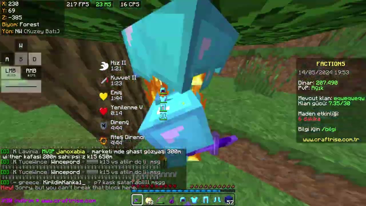 Craftrise Factions Edit Avı 4 #craftrise #factions