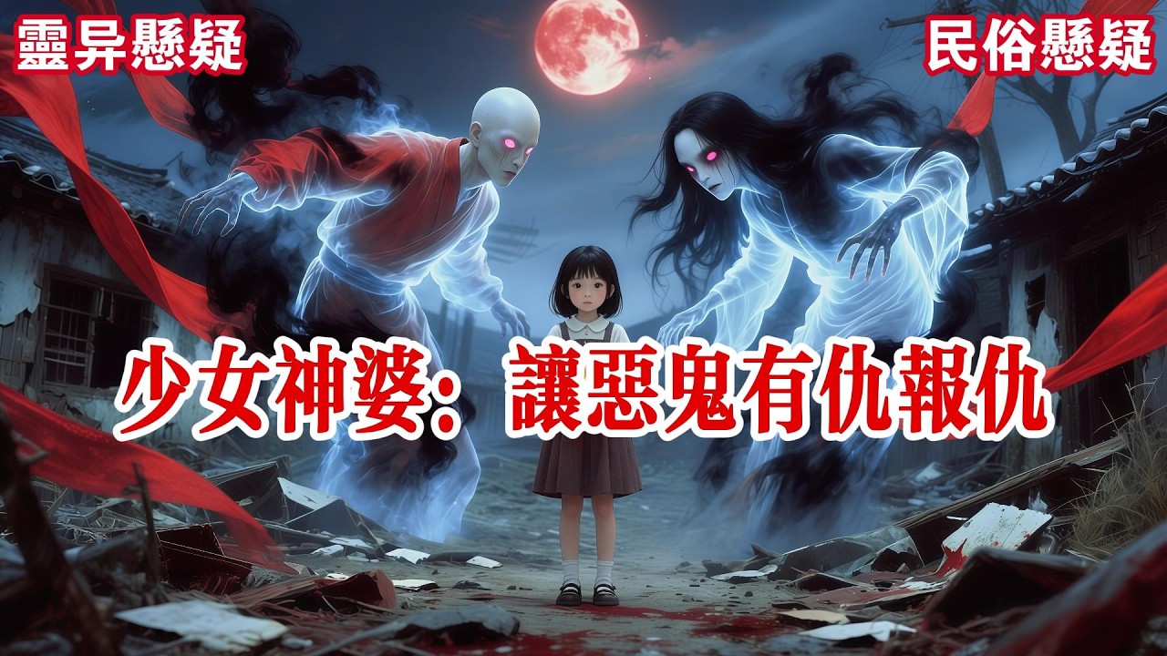【完结】说我是神婆少女，大家都不信。七岁时，我第一次展现灵力。家族宴上，我对小叔撒娇，“快让你七个拿绳子的姐姐陪我玩”。小叔望向无人的背后，瞳孔地震。“什么姐姐？哪里有人？”#有声小说 #悬疑 #助眠