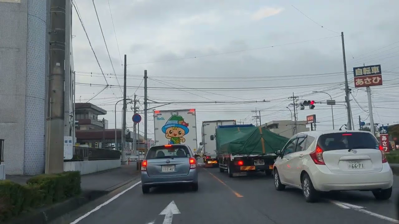 Car drive camera Japan 国道294号.50号 茨城県下妻市→栃木県小山市 #automobile #車載カメラ #車載動画 