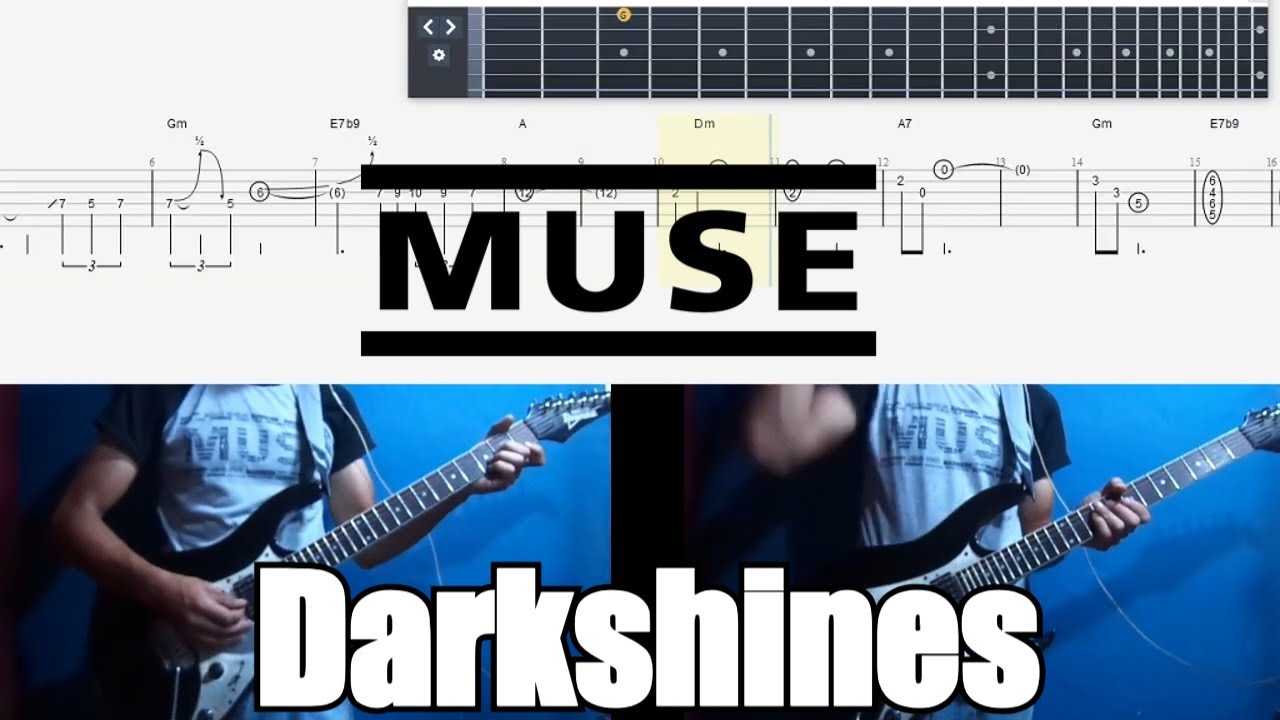 “Muse – Darkshines | Full Guitar Cover + On-Screen TAB”