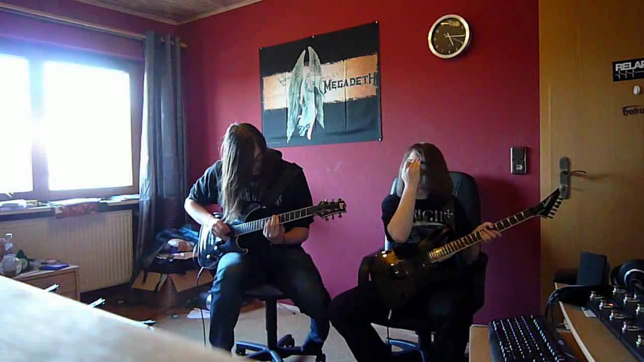 Symphony X - Sea Of Lies Cover (2 Guitars . ALL SOLOS)