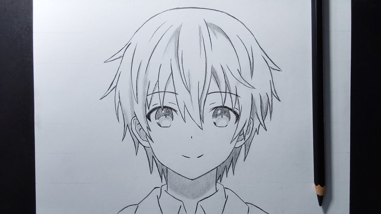 How to draw Itsuka Shido in Date A Live | anime drawing tutorial for beginners | easy anime drawing