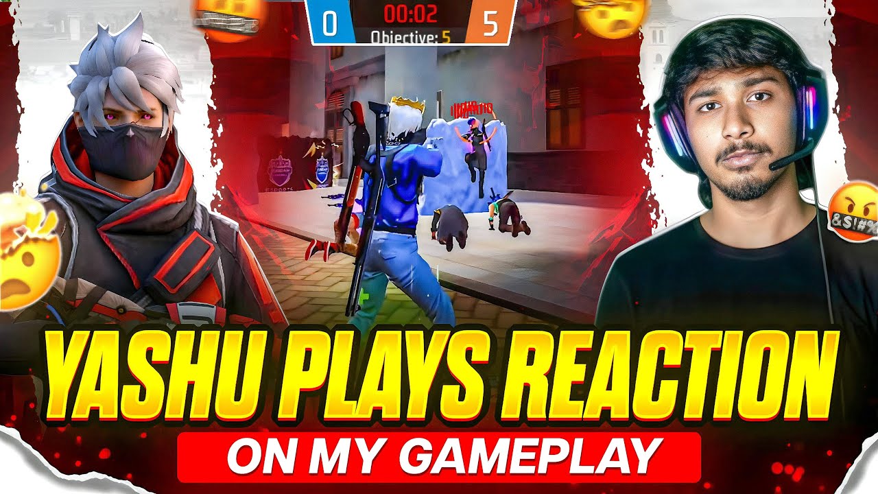 YASHU PLAYZ SHOCKED 🤯 AFTER WATCHING MY GAMEPLAY 😱@kv18FreeFire‬ #freefire #gaming #trending #video