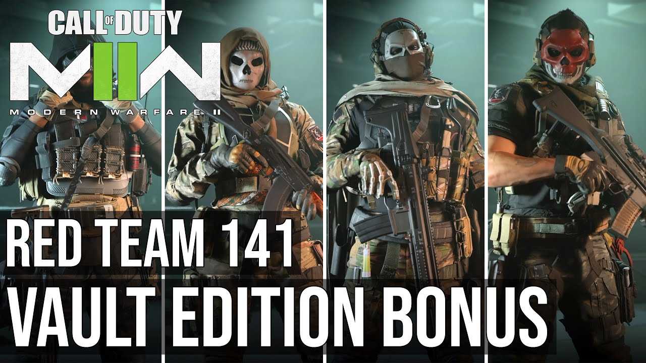 Red Team 141 Operator Pack - Vault Edition Bonus Content - Call of Duty Modern Warfare 2
