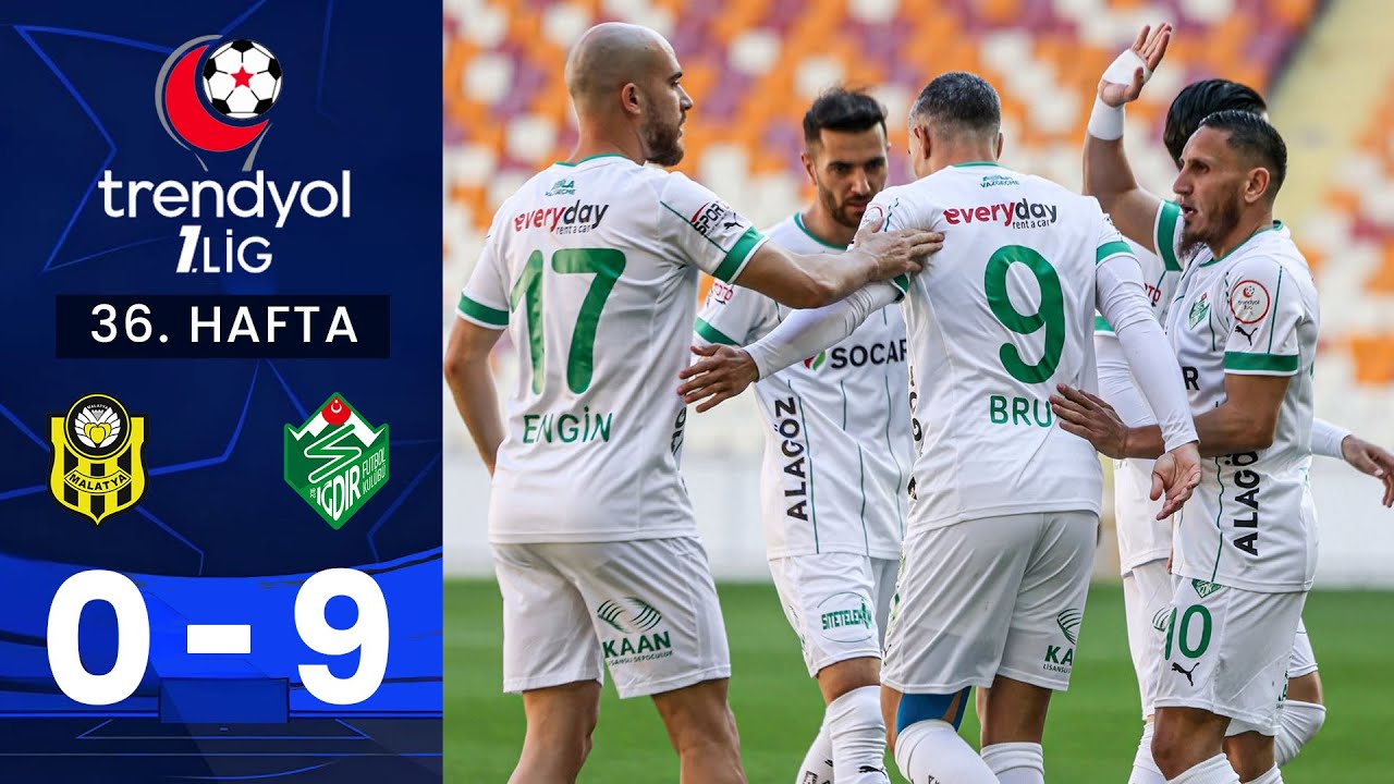 Yeni Malatyaspor (0-9) Iğdır FK - Highlights/&Ouml;zet | Trendyol 1. Lig - 2024/25