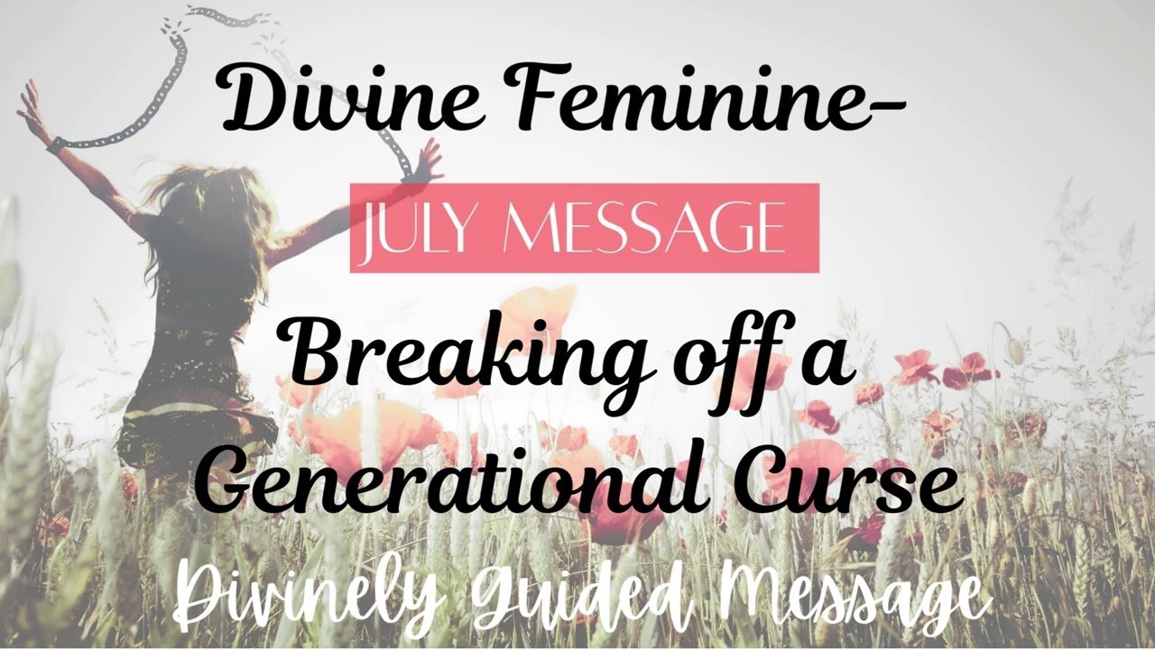 Divine Feminine Message- Breaking off a generational curse.                  Rebirth energy 🦋