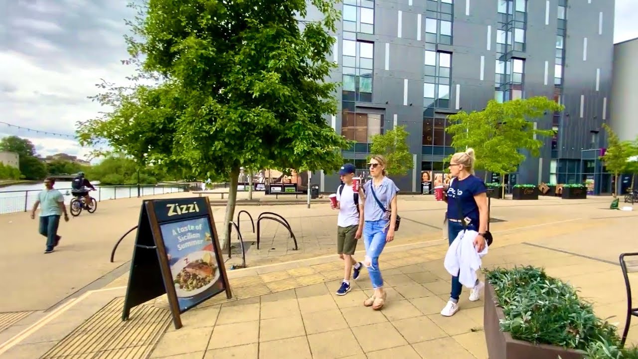 Bedford Town Centre - Bedfordshire England.