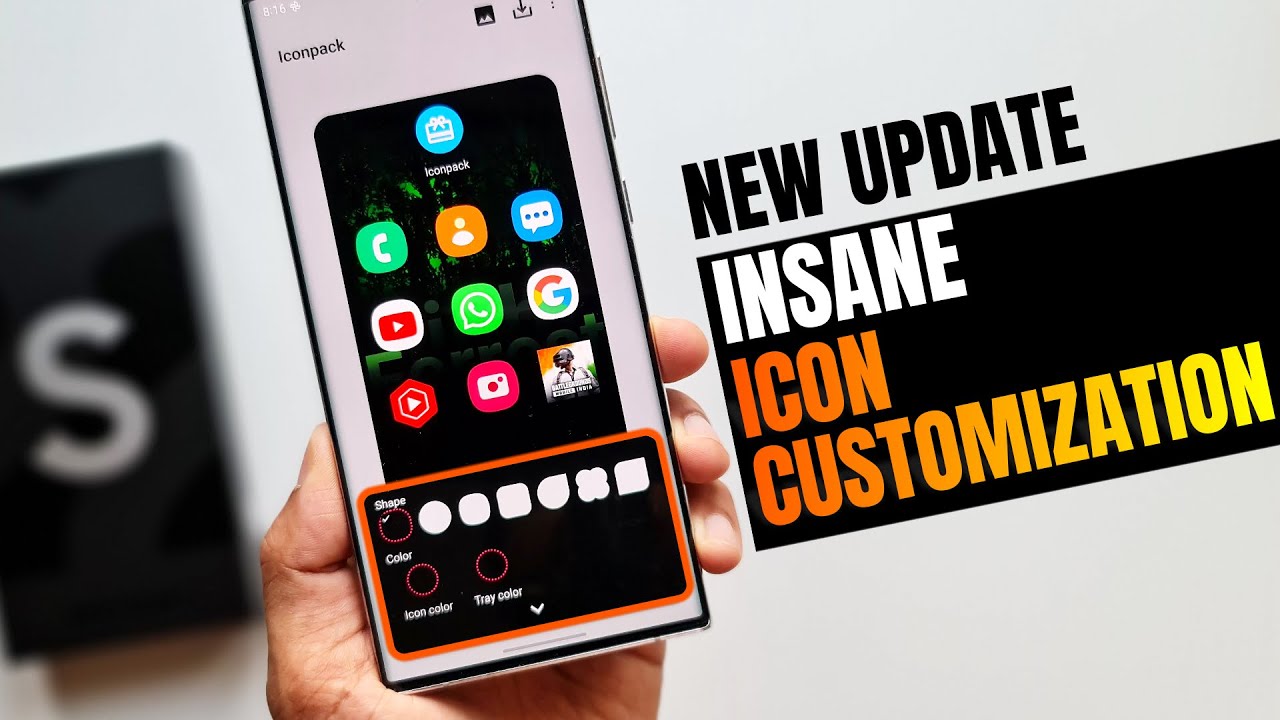 Advanced Icon Customization on Samsung phones ! New update for Theme park on Goodlock app !