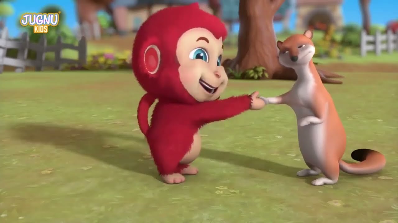 Mulberry bush monkey chased the weasel - Nursery rhymes and kids songs
