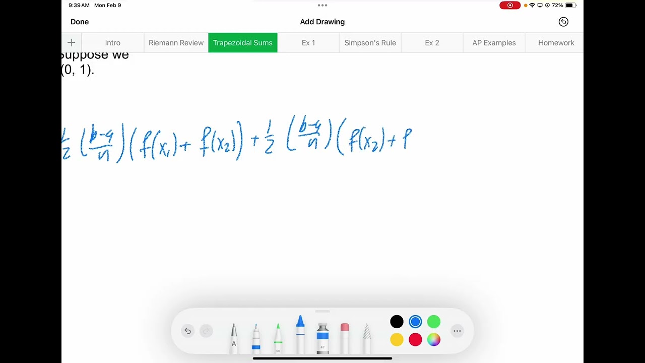 Section 8.7 - Numerical Integration 2/9/26