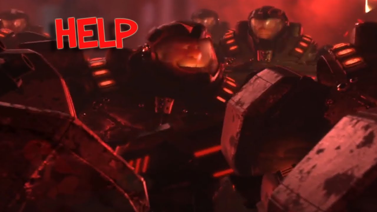 When the DOOM music kicks in but Ralph wasn't ready