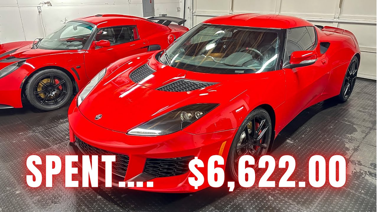 I Spent $6,622.00 On My LOTUS EVORA 400 In 1 Year Ownership