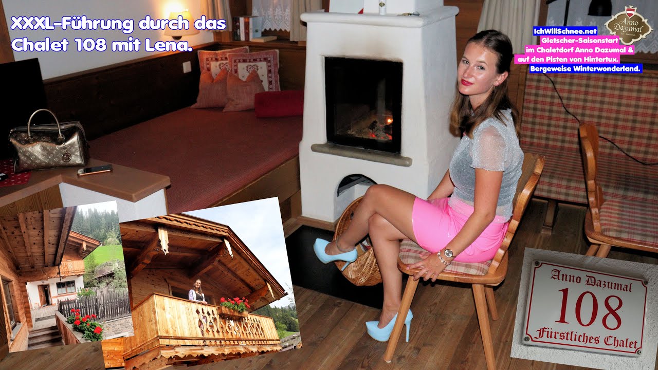 XXXL-Zimmerführung durch das Chalet 108 im Alpendorf Anno Dazumal mit Lena.