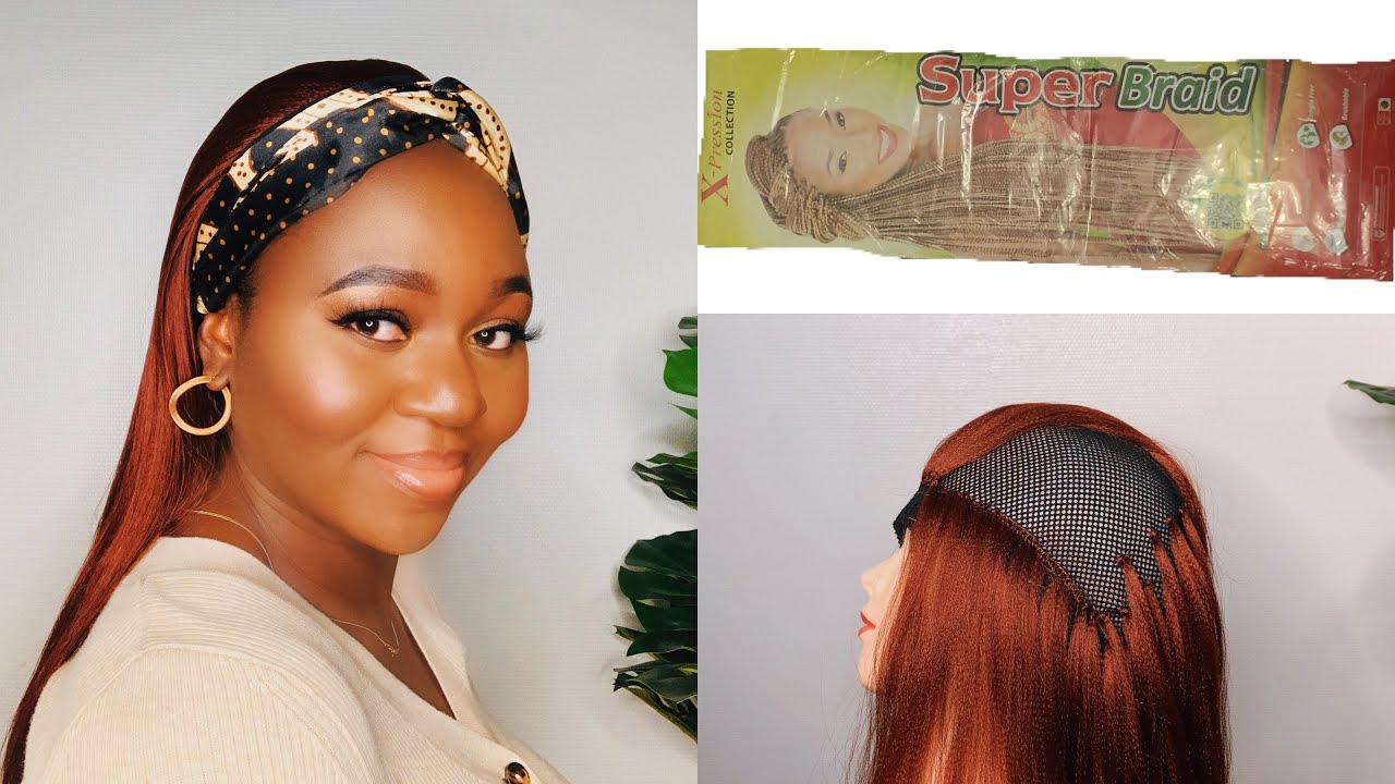 DIY HEADBAND WIG | NEW CROCHET HEADBAND WIG | BEGINNER FRIENDLY USING expression braiding HAIR