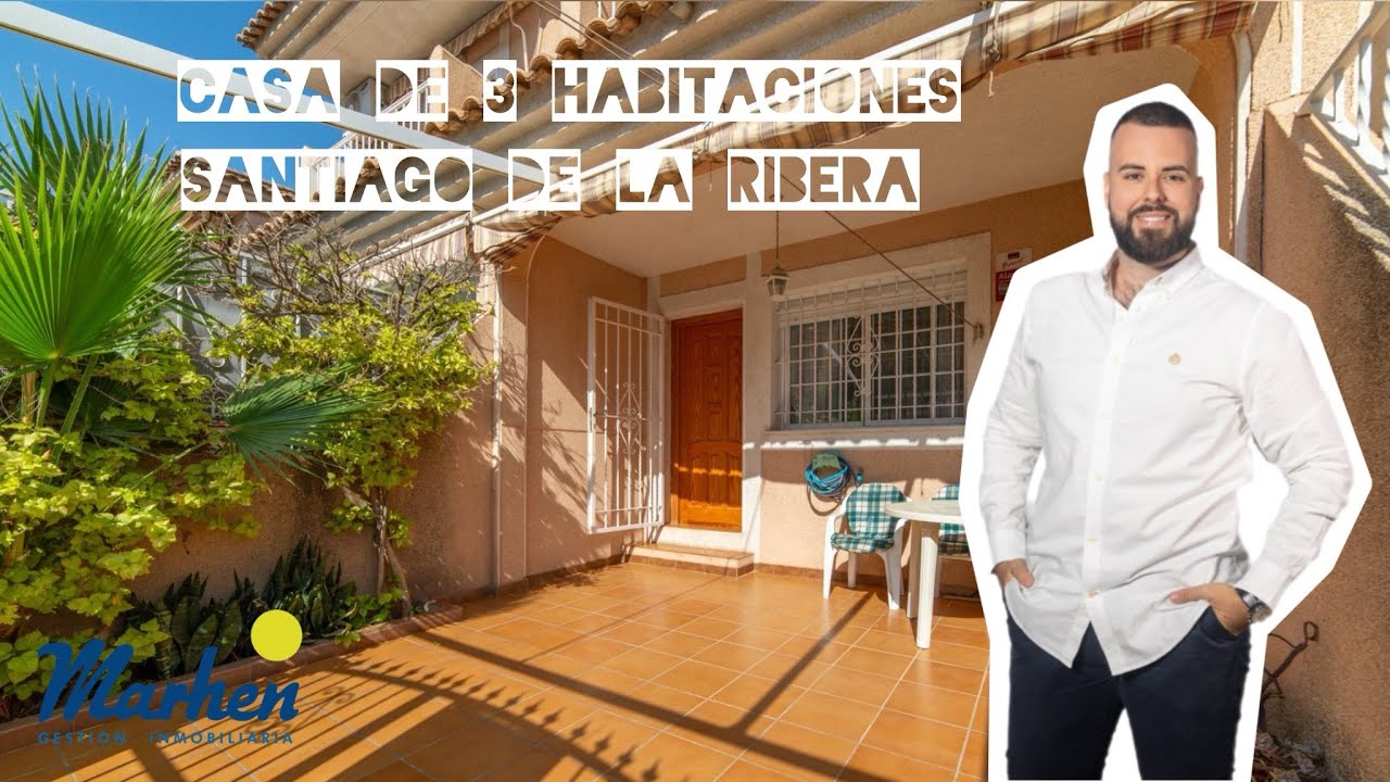 Casa en venta en Santiago de la Ribera. Se vende duplex de 3 habitaciones