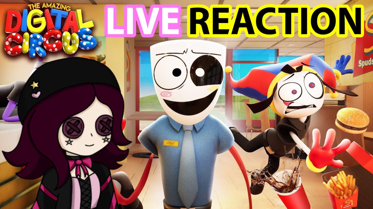 🔴 LIVE REACTION TO THE AMAZING DIGITAL CIRCUS EPISODE 4!