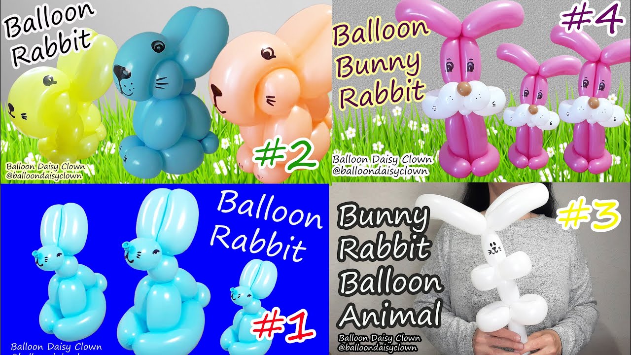 Balloon Bunny Rabbit - Balloon Animals Tutorial