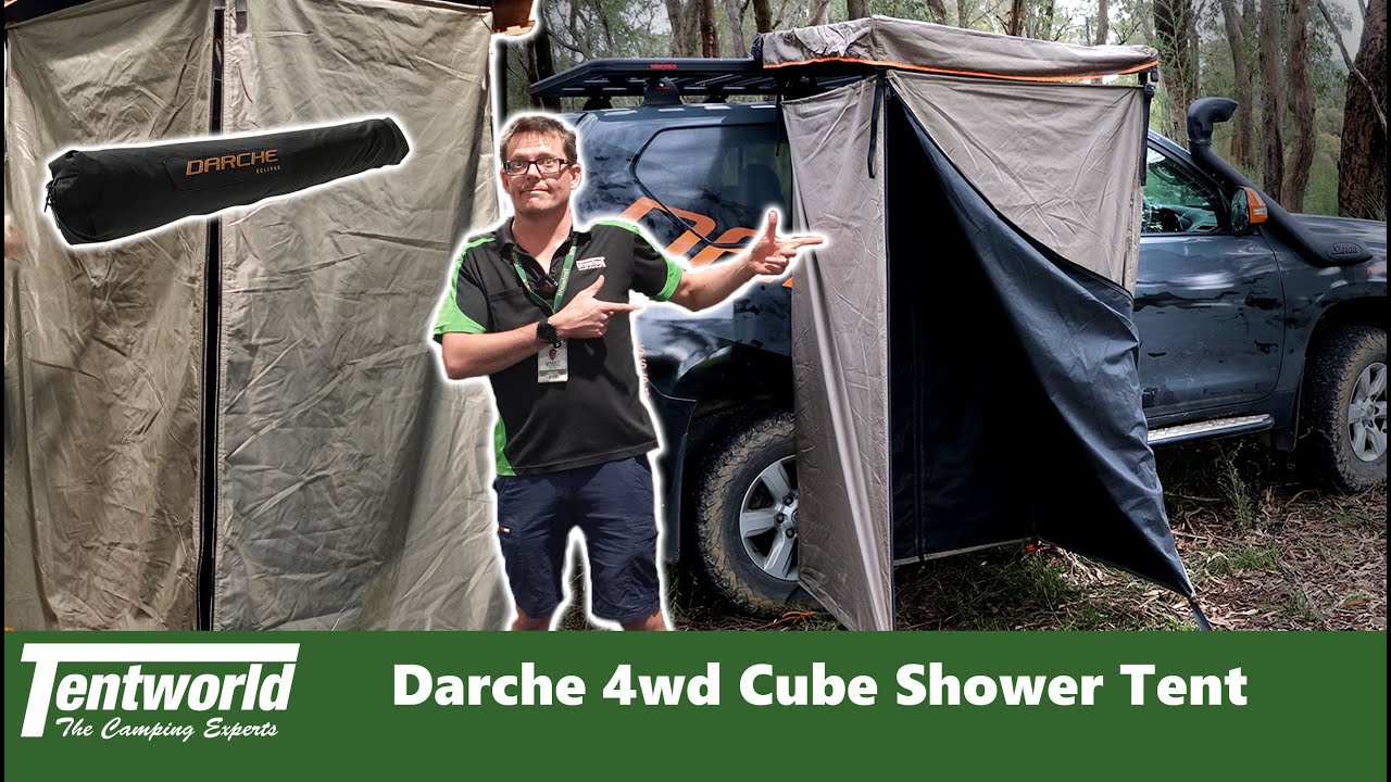 Darche's NEW Cube Awning Shower Tent - with LEDs