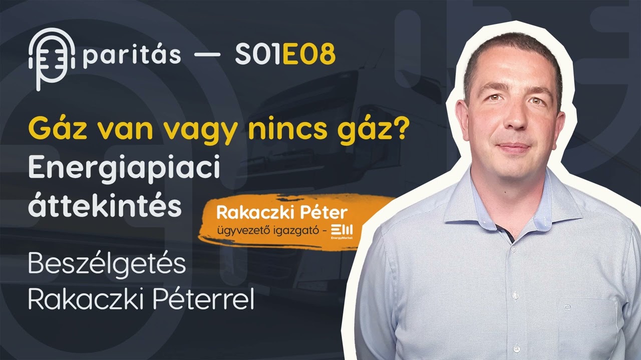 S01E08 – Gáz van vagy nincs gáz? Energiapiaci áttekintés – Beszélgetés Rakaczki Péterrel