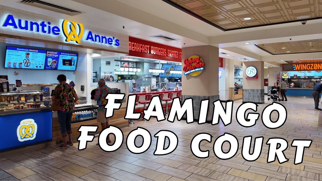 CHEAP EATS! What's At The Food Court Inside Flamingo Hotel & Casino Las Vegas!?