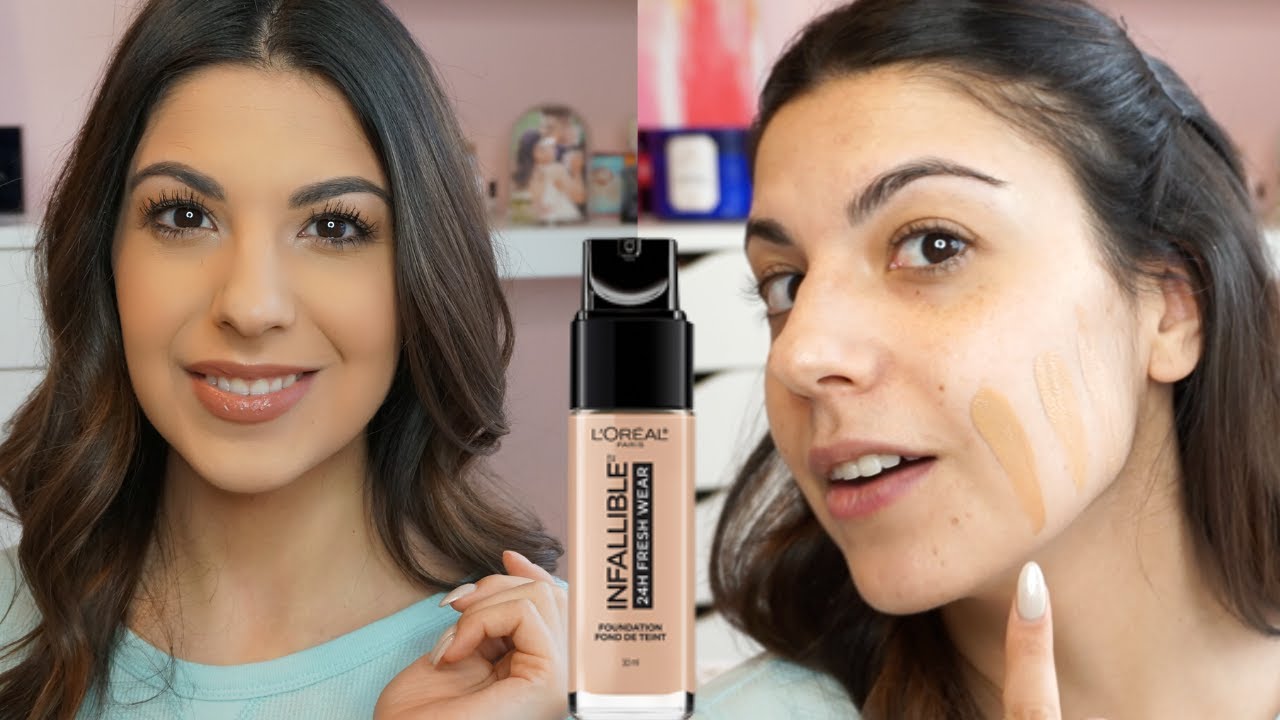 L'Oreal Infallible Fresh Wear Foundation Review and Wear Test!