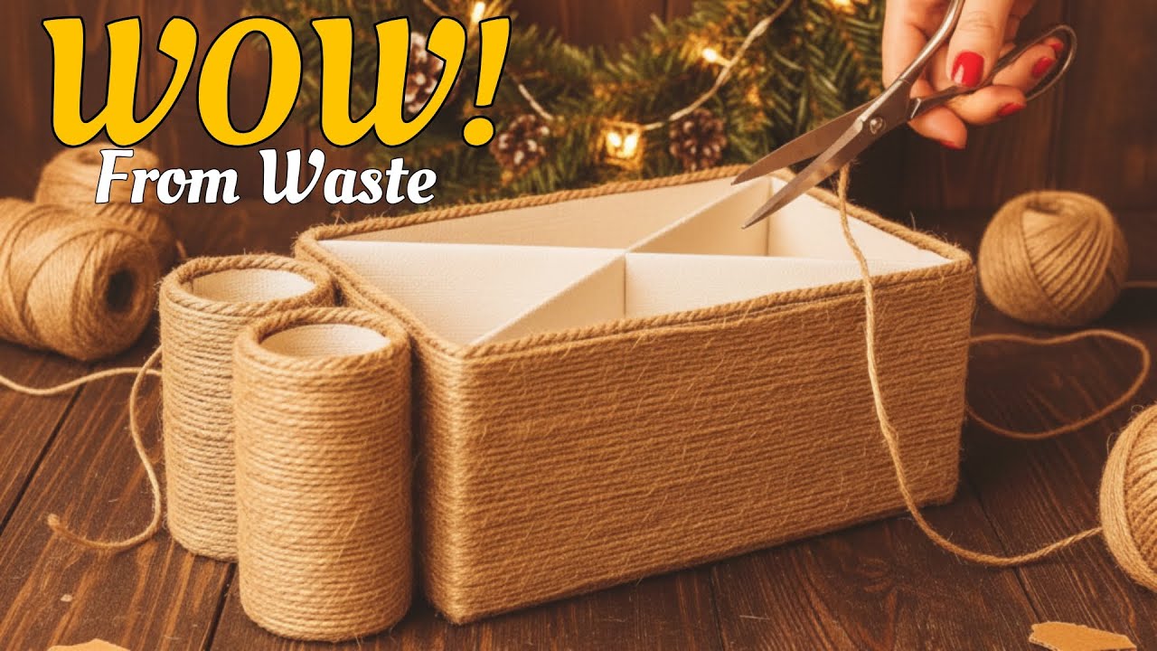 Super Beautiful but Low-Cost ♻️😱📦 Best Idea From waste material #2026