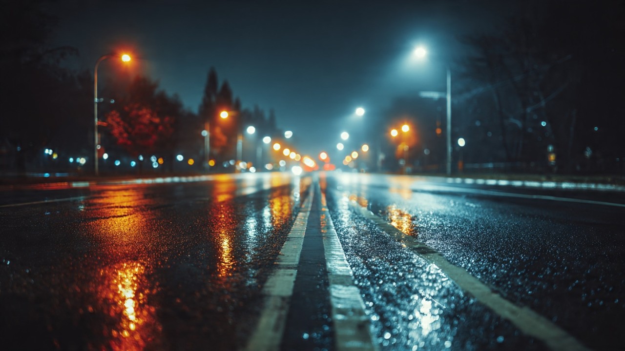 Calm Night City Lights 🌃 Peaceful Urban Ambience for Relaxation, Sleep & Focus