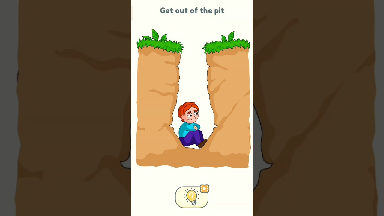 Dop2 | level 447 | Get out of the  pit | delete one part | 