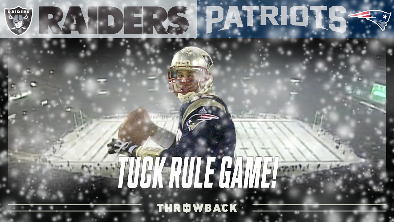 The Tuck Rule Begins 20 Years of Dominance! (Raiders vs. Patriots 2001, AFC Divisional Round)