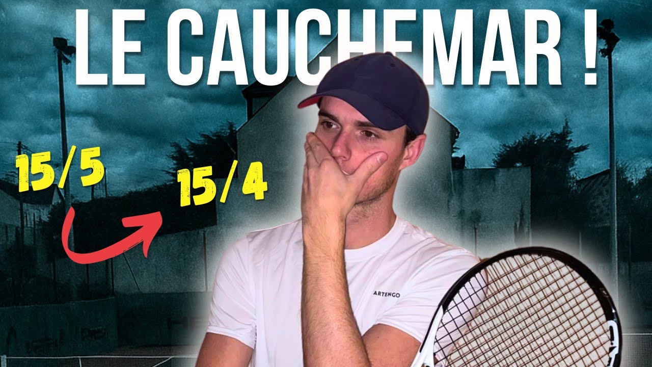 Énorme CRAQUAGE ! (si je gagne je suis 15/4)- 2e tour Draveil 15/5 vs 15/4 ( Tennis Amateur)