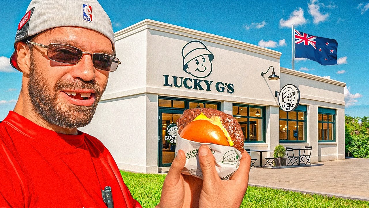 The BEST Burgers In New Zealand - Part 1 (Lucky G's)