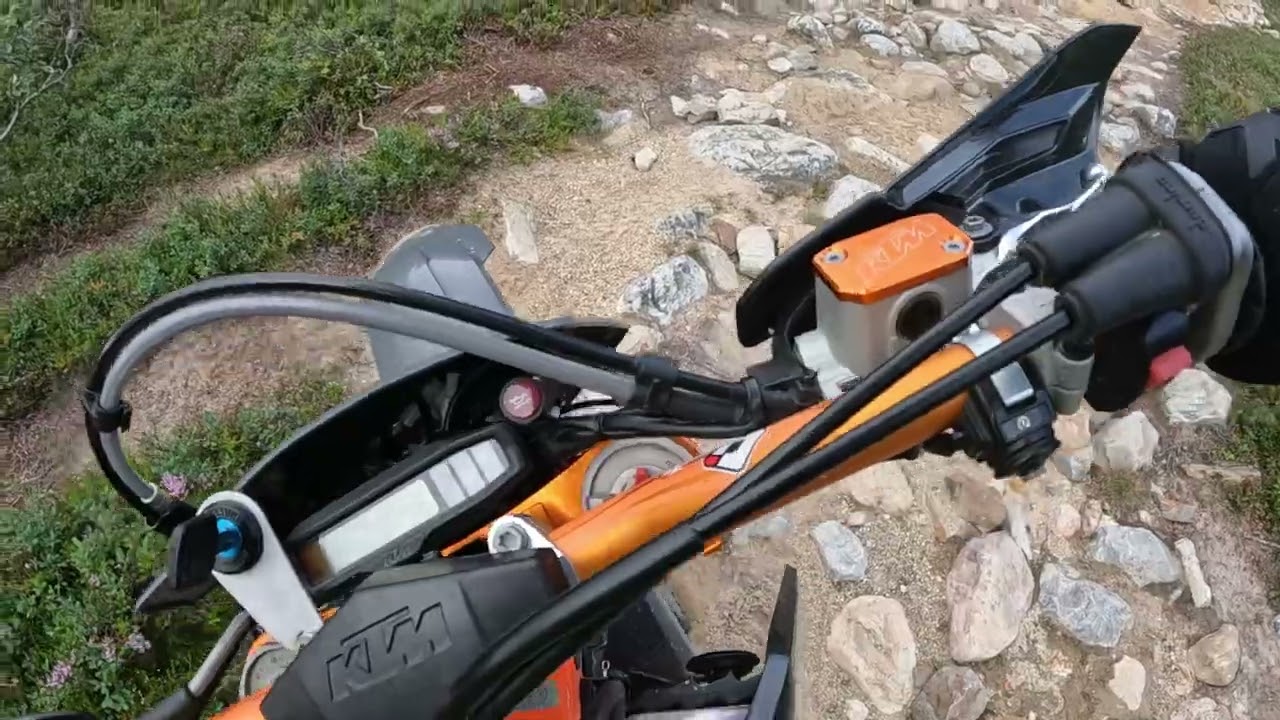 Trails in Finnmark with my EXC 300