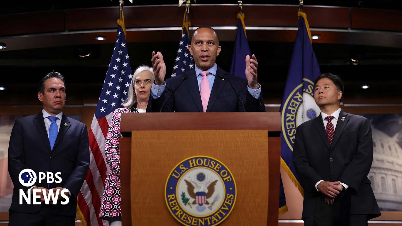WATCH LIVE: Jeffries hold news briefing as Democrats and Republicans remain in stand-off over budget