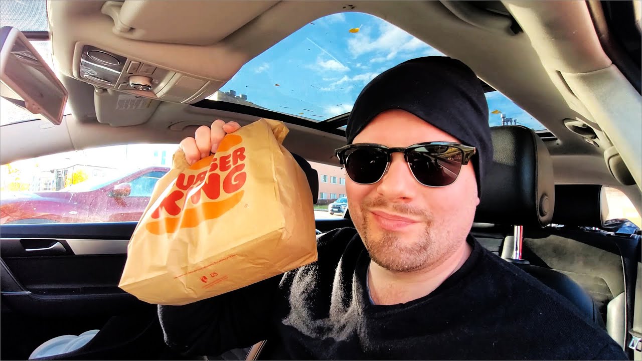 ASMR Eating Burger King in MY CAR MUKBANG | ASMR Car Ride | Dave Kay ASMR