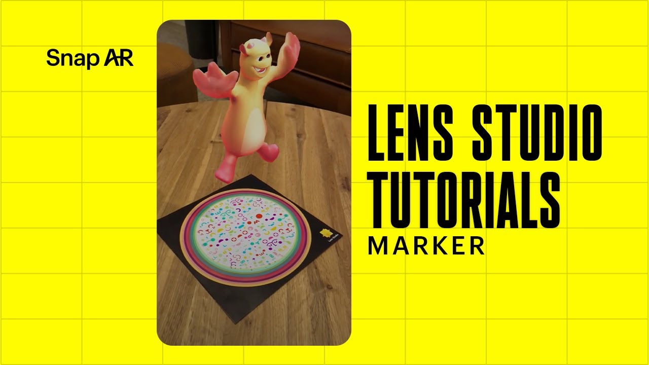 Marker: Track 2D or 3D objects to your own image for Snapchat