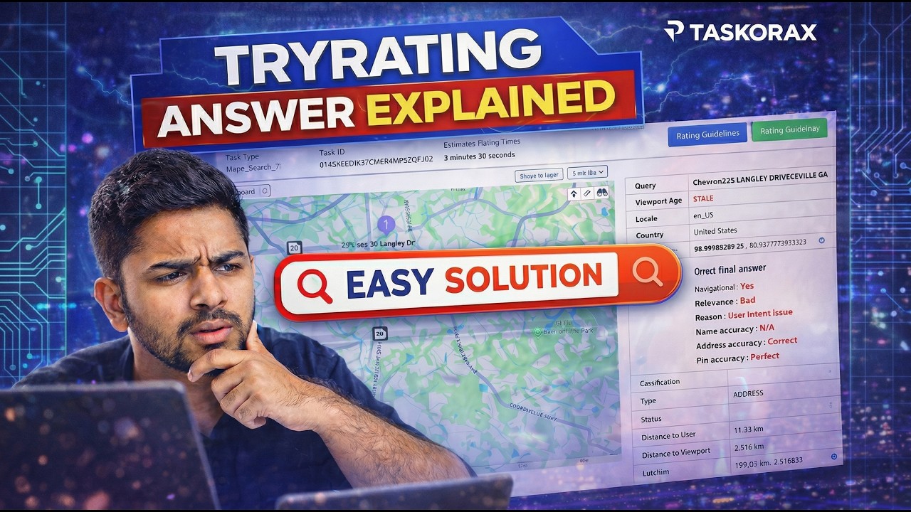 TryRating Exam Answer Explained 2026 | Maps Search 2.0 Explained Step by Step | Try Rating Answer