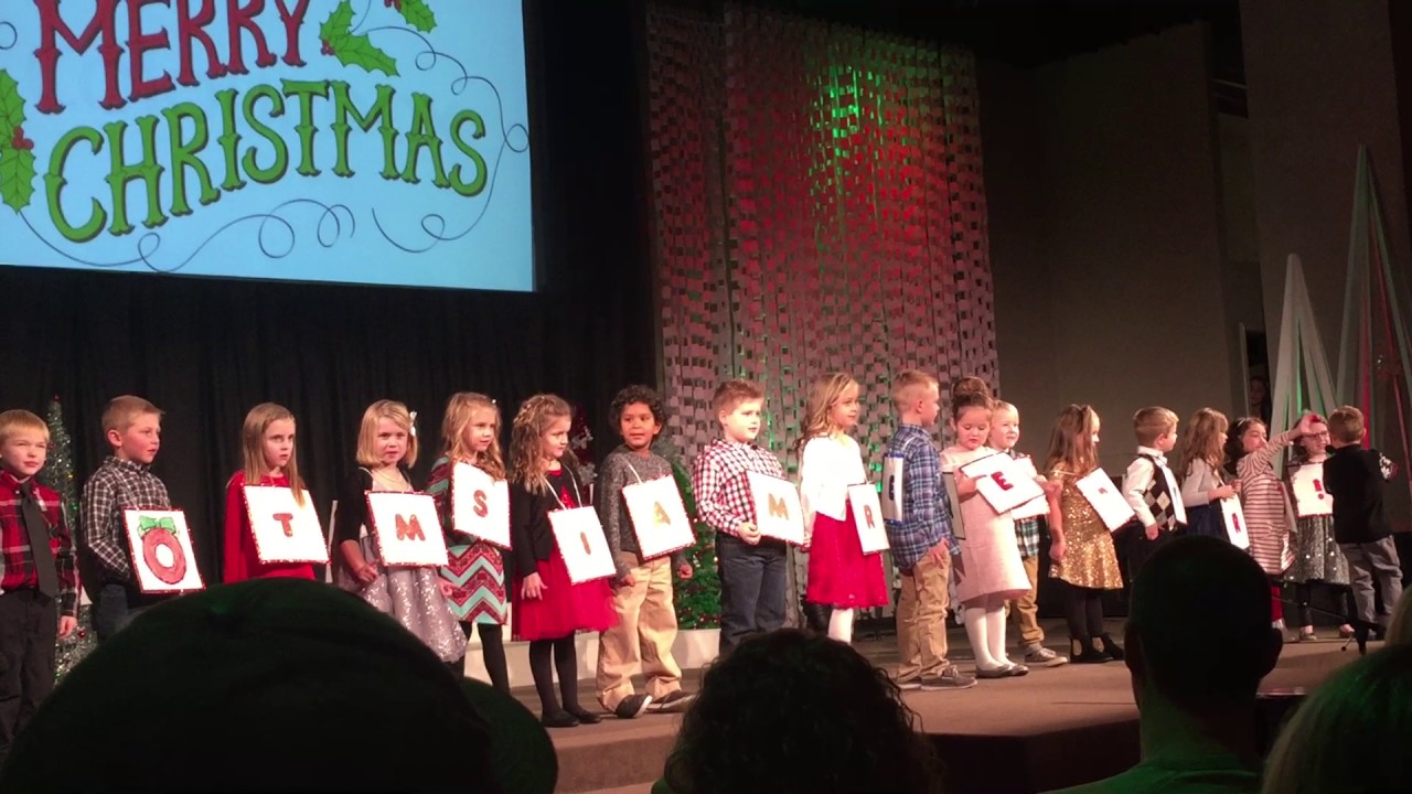 Kindergarten Class Christmas Play 2016