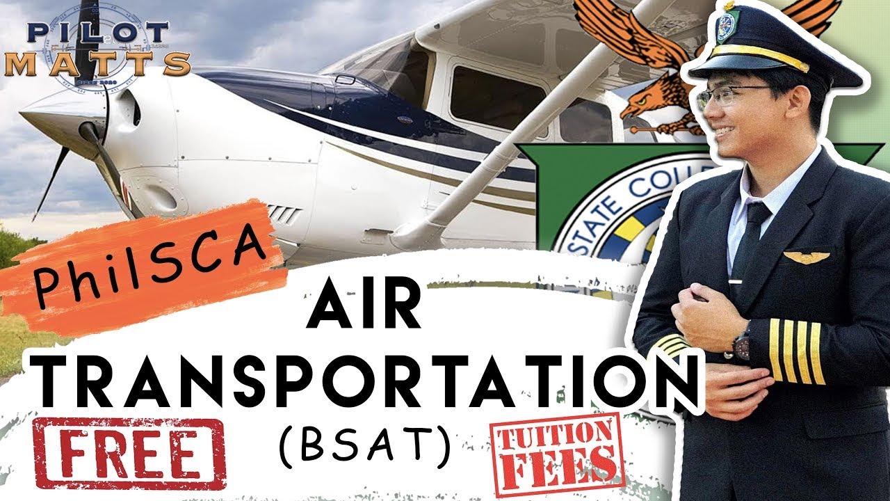 FREE FLIGHT TRAINING? BS AIR TRANSPORTATION THINGS YOU NEED TO KNOW | FREE EBOOKS | #PhilSCA #BSAT