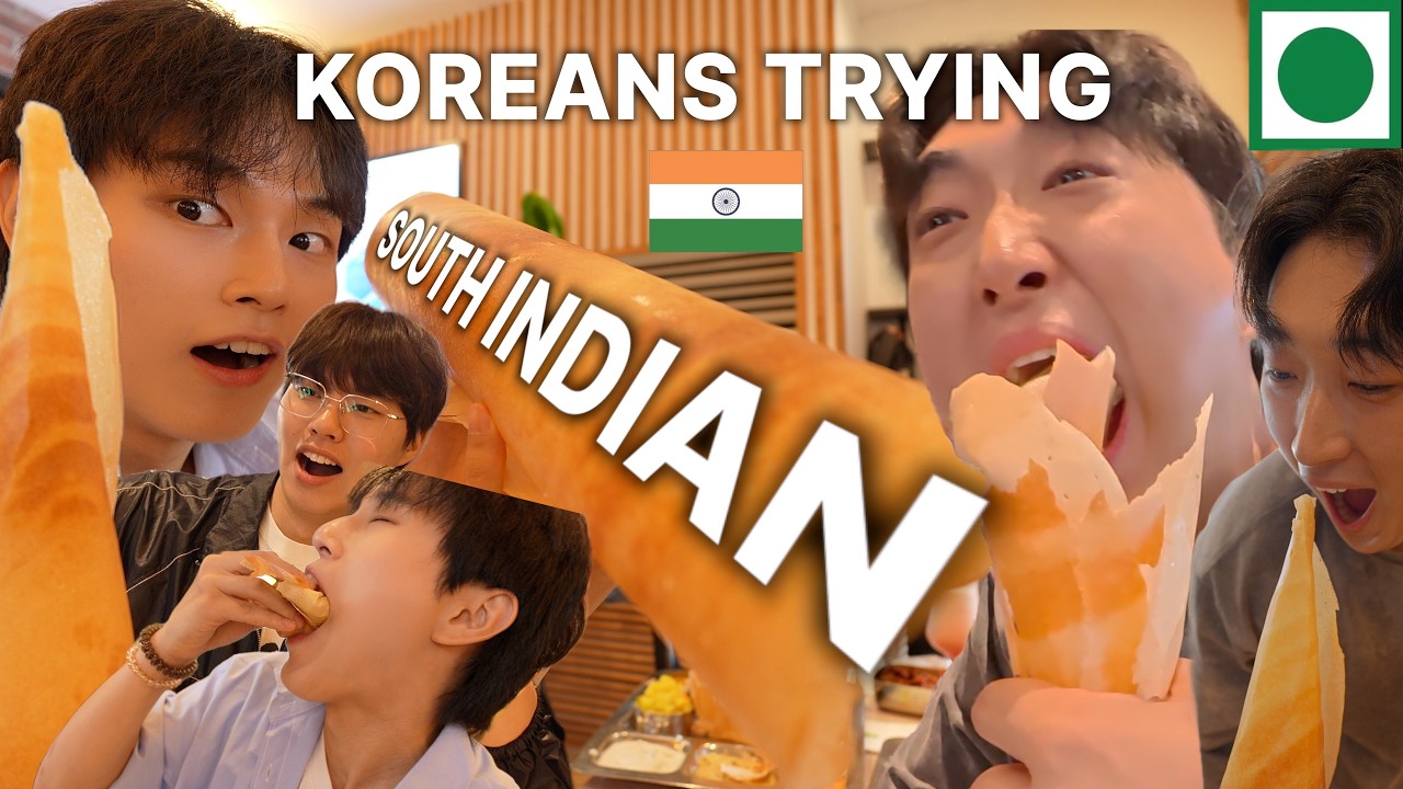 Koreans Try South Indian Food For the first Time
